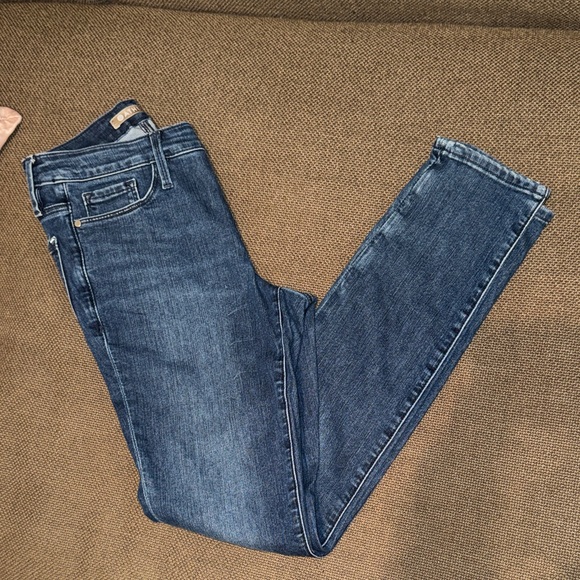 Athleta Women's Dark Blue Denim Skinny Jeans size 4 - Picture 6 of 9